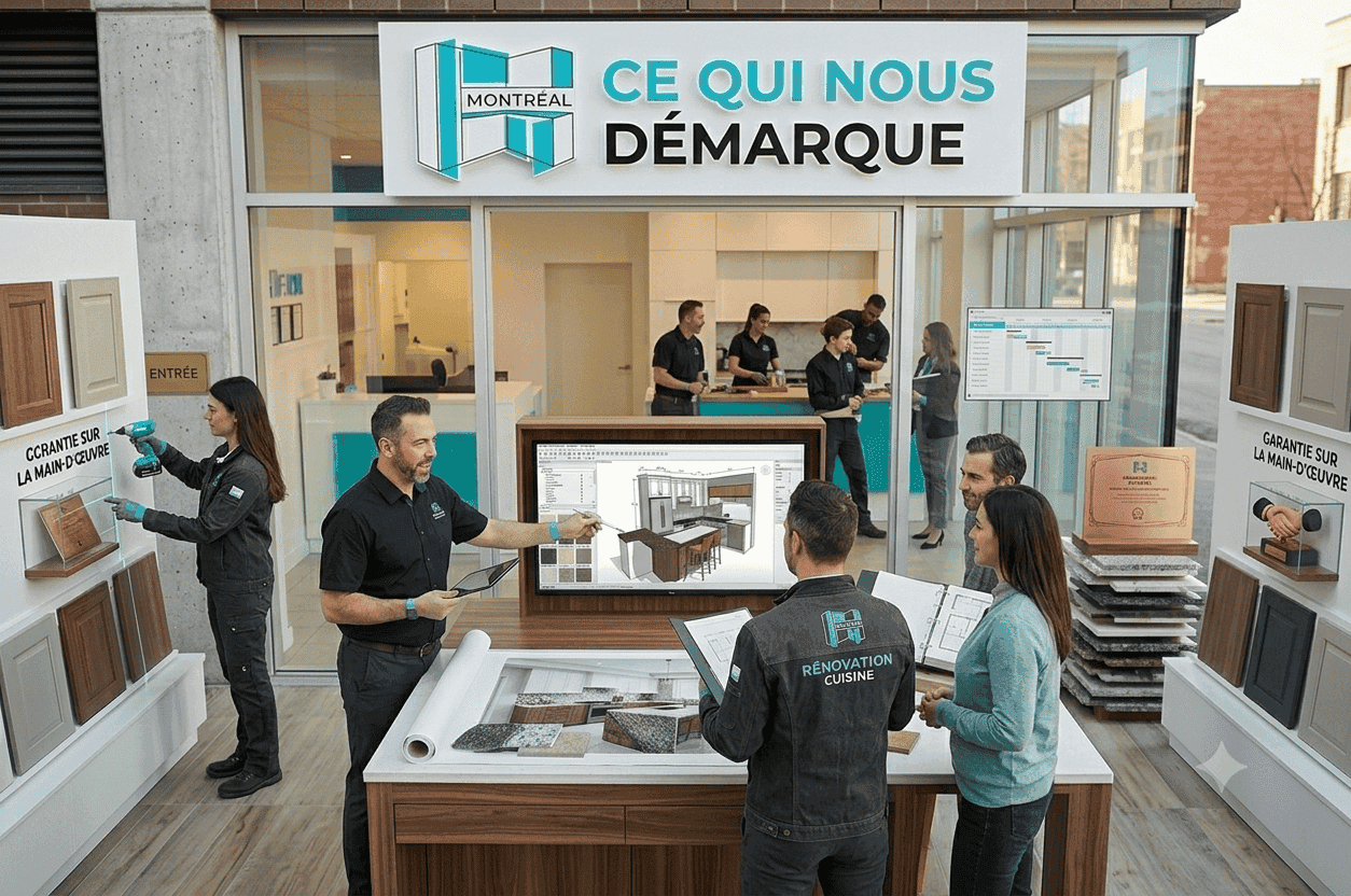 Ce qui démarque Rénovation Cuisine Montréal