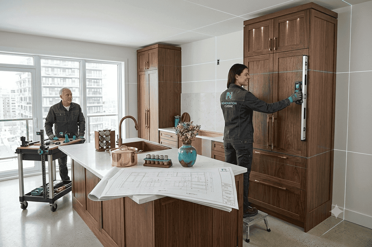 Armoires sur Mesure - Rénovation Cuisine Montréal